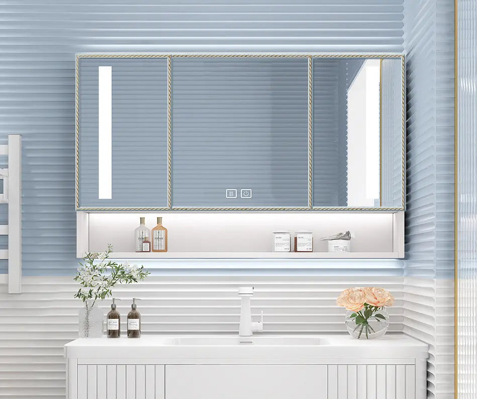 COLAMO Moulure adhésive blanche dorée pour plinthes, bordure de carrelage 