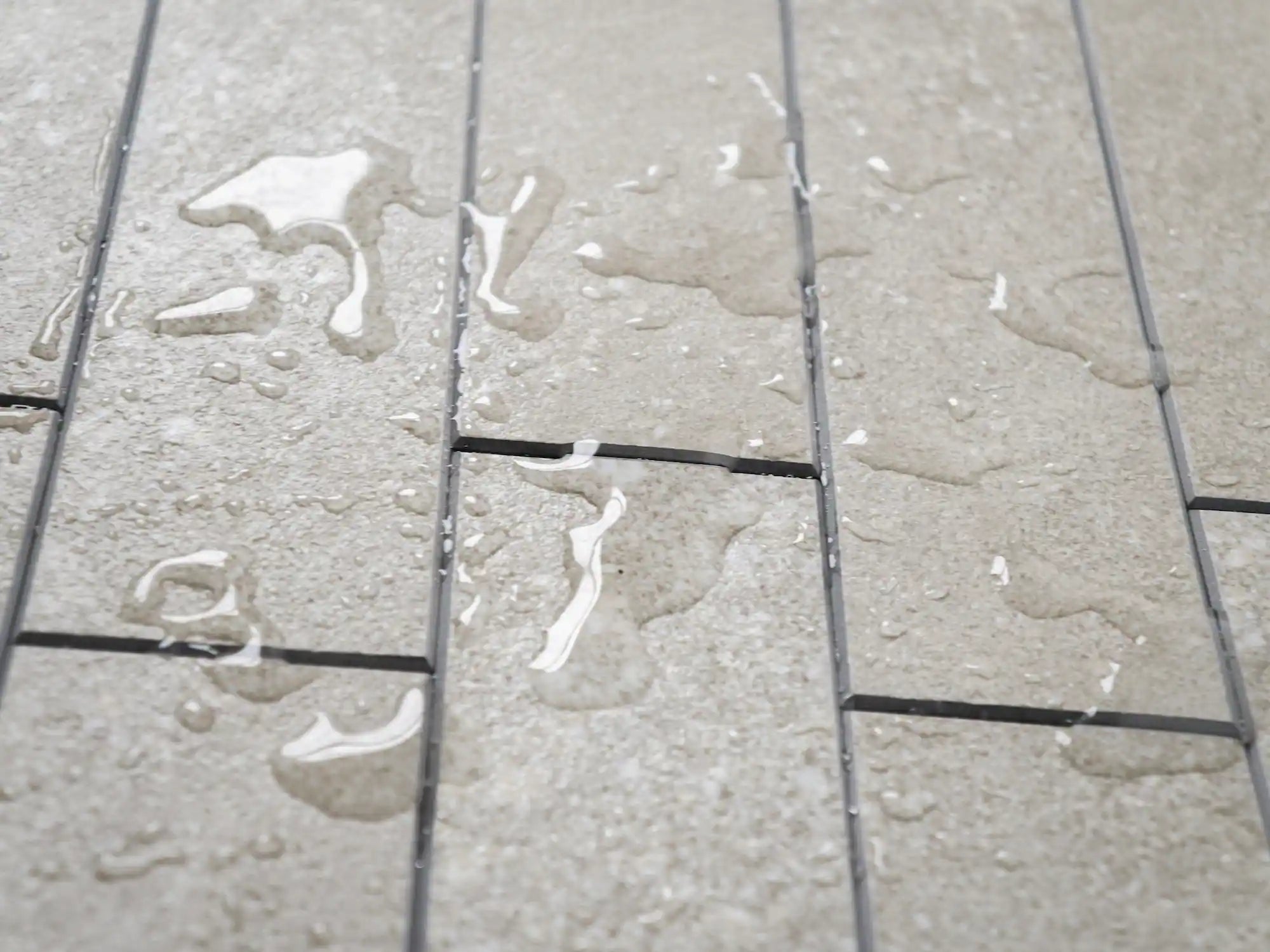Crédence autocollante en carreaux métro allongés COLAMO, beige calcaire 